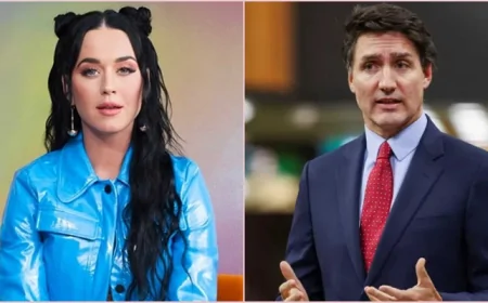 পপ তারকা কেটি পেরির সঙ্গে প্রেম করছেন জাস্টিন ট্রুডো